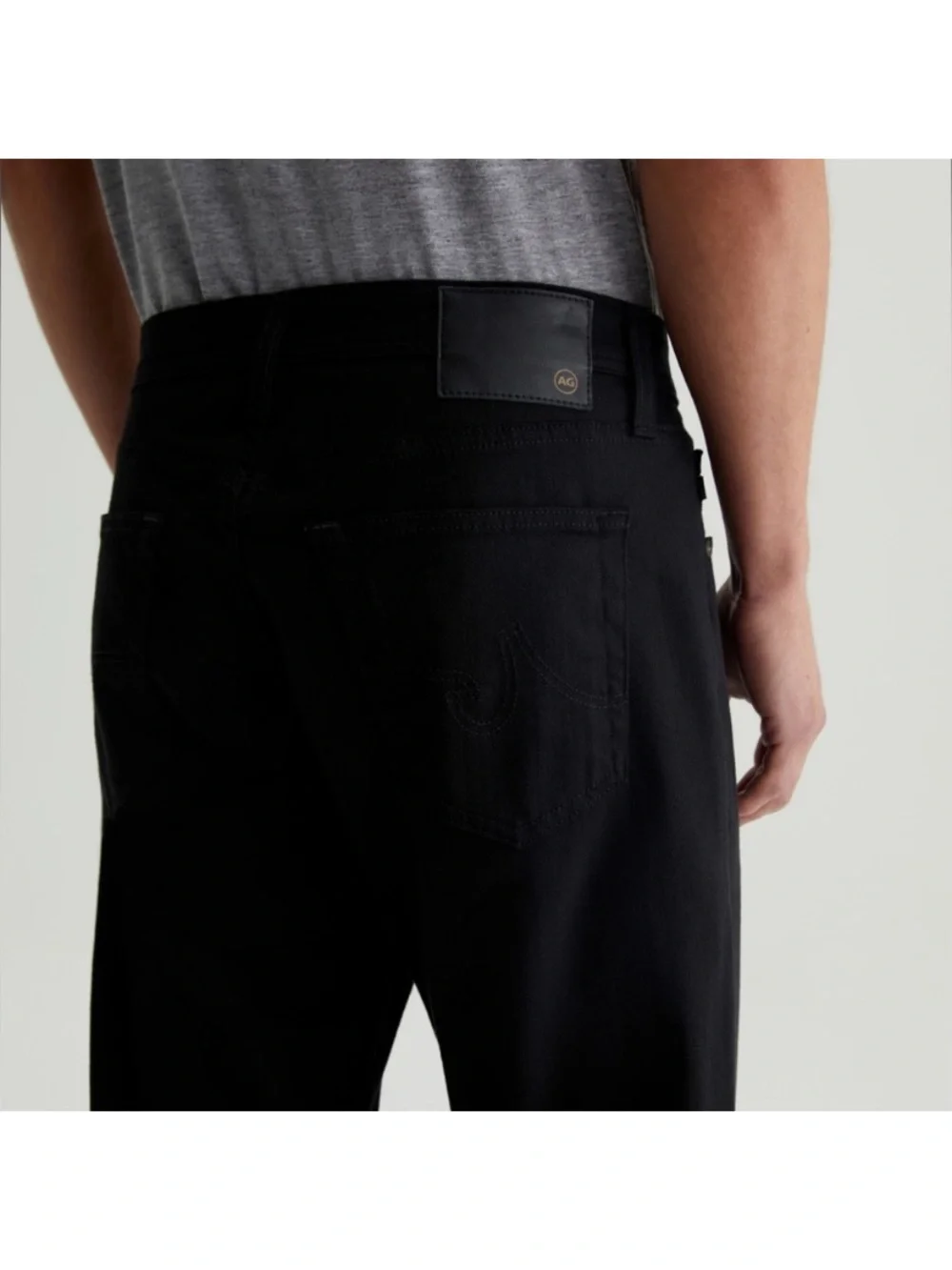 AG Men’s Graduate Tailored Leg Jeans/Pants in Black - 38x34
